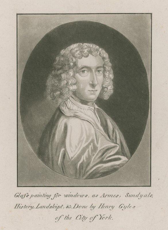 Portrett av Henry Gyles, glassmaler av English School