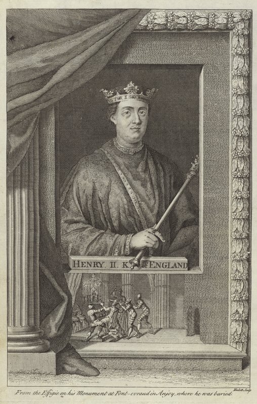 Portrett av Henry II av England av English School
