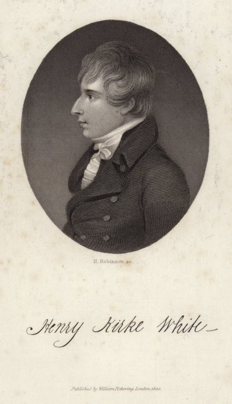 Portrait of Henry Kirke White av English School