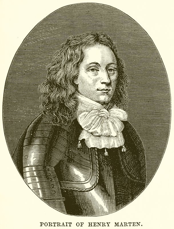 Portrett av Henry Marten av English School