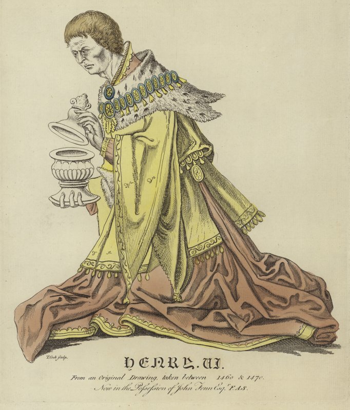 Portrait of Henry VI of England av English School