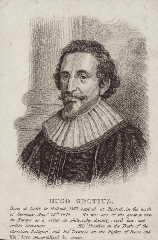 Portrett av Hugo Grotius av English School