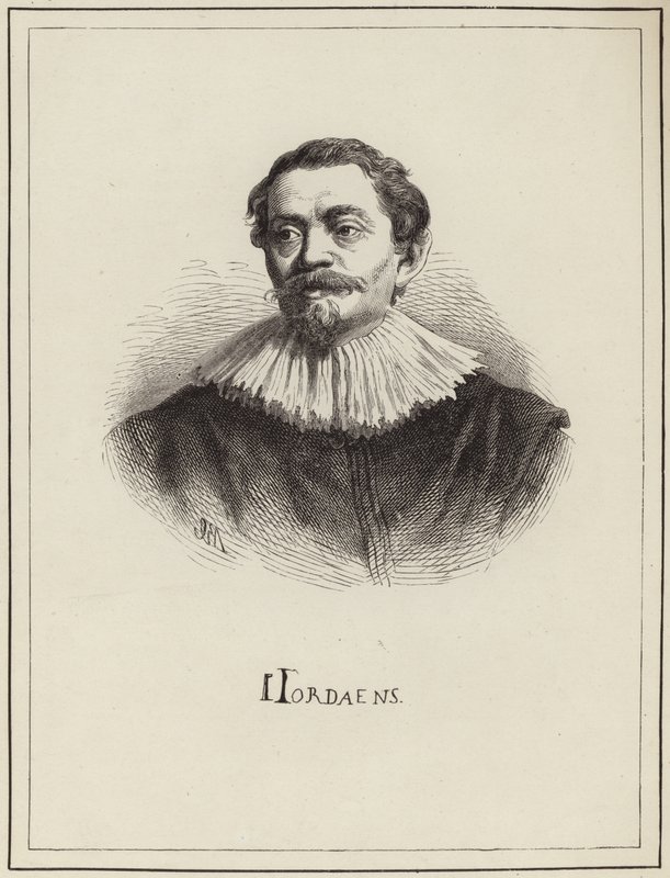 Portrett av Jacob Jordaens av English School