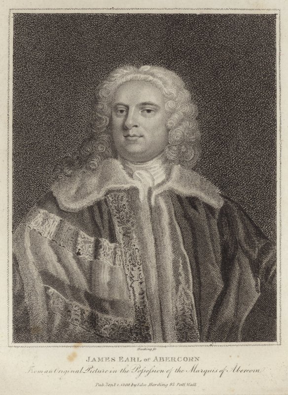 Portrett av James Hamilton, jarl av Abercorn av English School