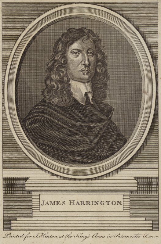 Portrett av James Harrington av English School