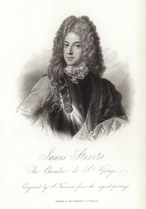 Portrett av James Stuart av English School