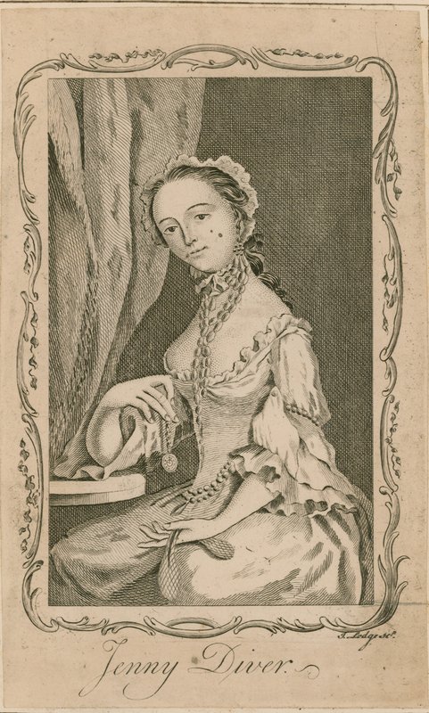 Portrett av Jenny Diver av English School