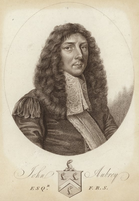Portrett av John Aubrey av English School