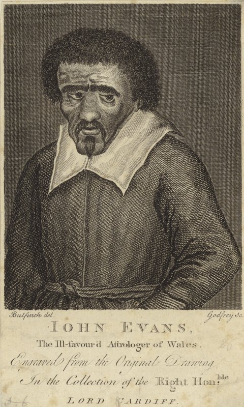 Portrett av John Evans av English School