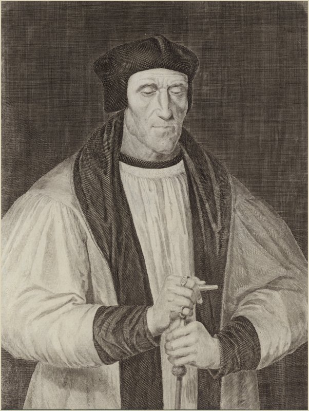 Portrett av John Foxe av English School