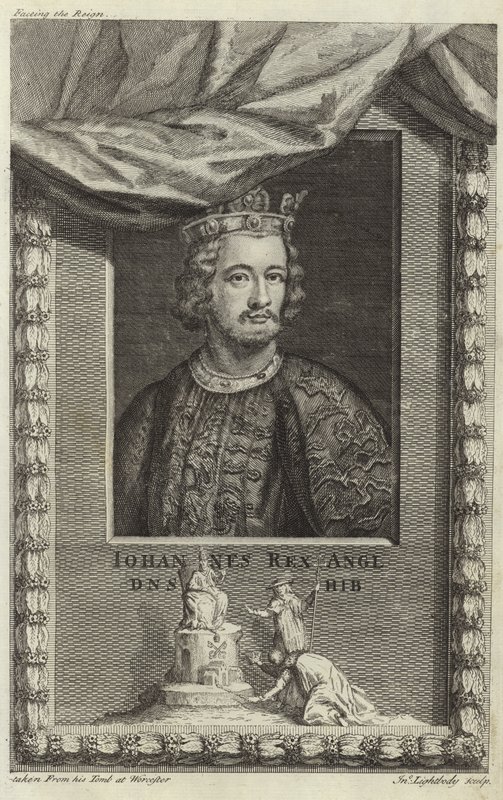 Portrett av John of England av English School