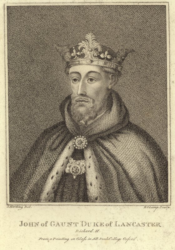 Portrett av John of Gaunt, hertugen av Lancaster av English School