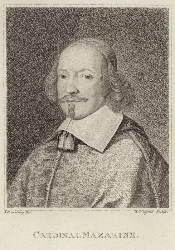 Portrett av Jules Mazarin av English School