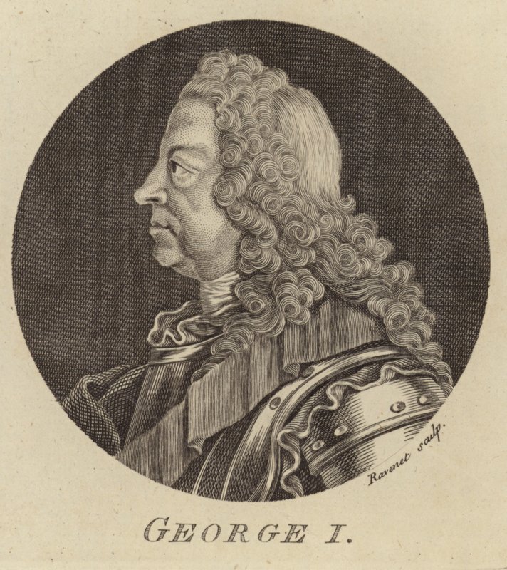 Portrett av kong George I av Storbritannia og Irland av English School