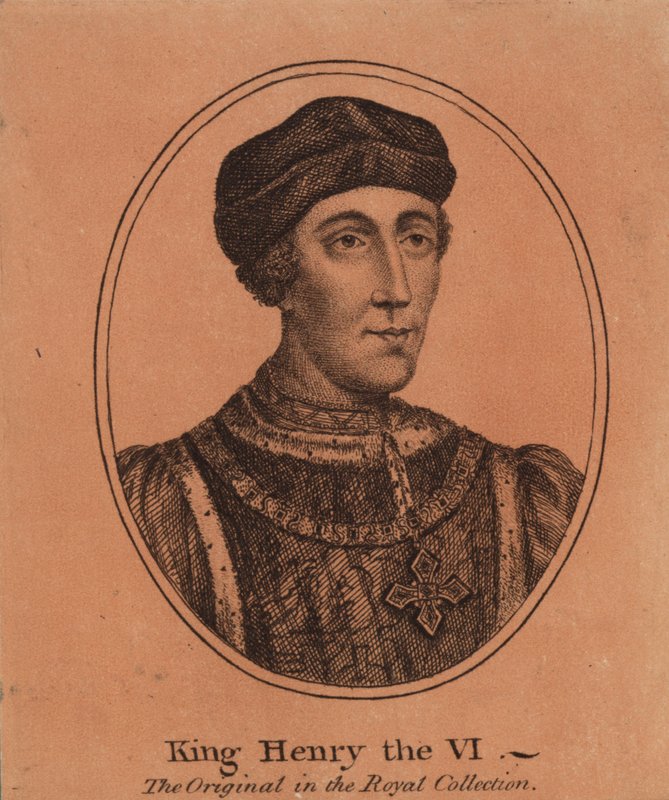 Portrait of King Henry VI of England av English School