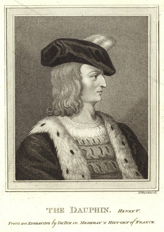 Portrett av kong Henry V av Frankrike av English School