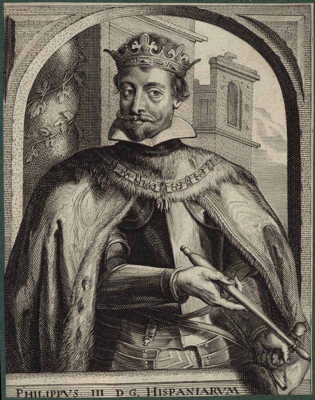 Portrett av kong Filip III av Spania av English School