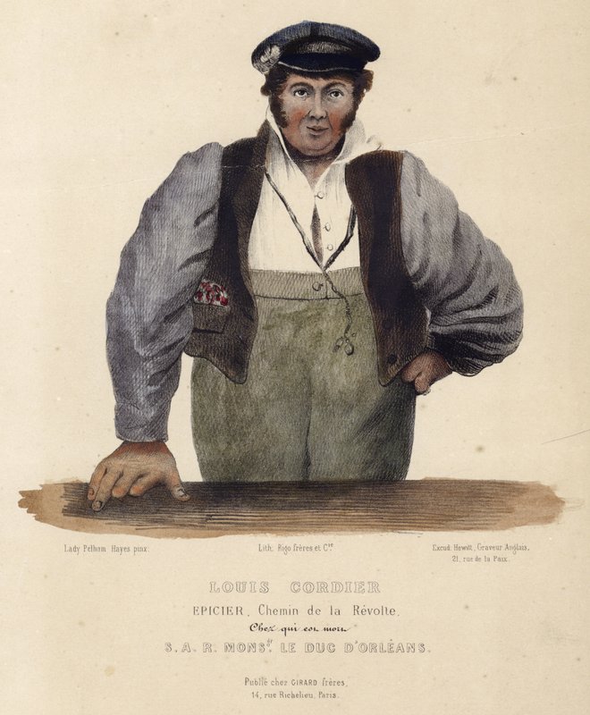 Portrett av Louis Cordier av English School