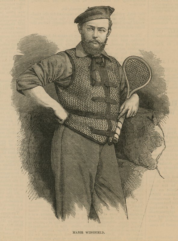 Portrett av major Walter Clopton Wingfield av English School