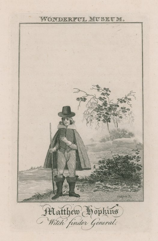 Portrett av Matthew Hopkins av English School