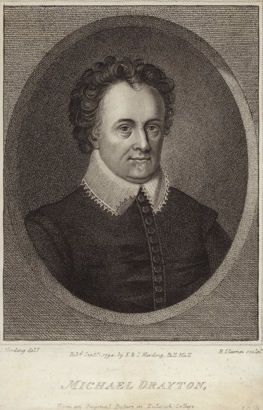 Portrett av Michael Drayton av English School