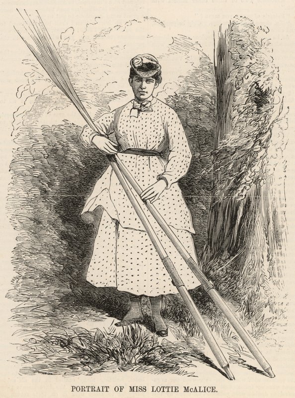 Portrett av frøken Lottie McAlice av English School
