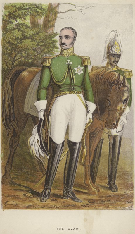 Portrett av Nicholas I av Russland av English School