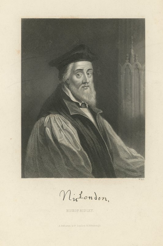 Portrett av Nicholas Ridley av English School