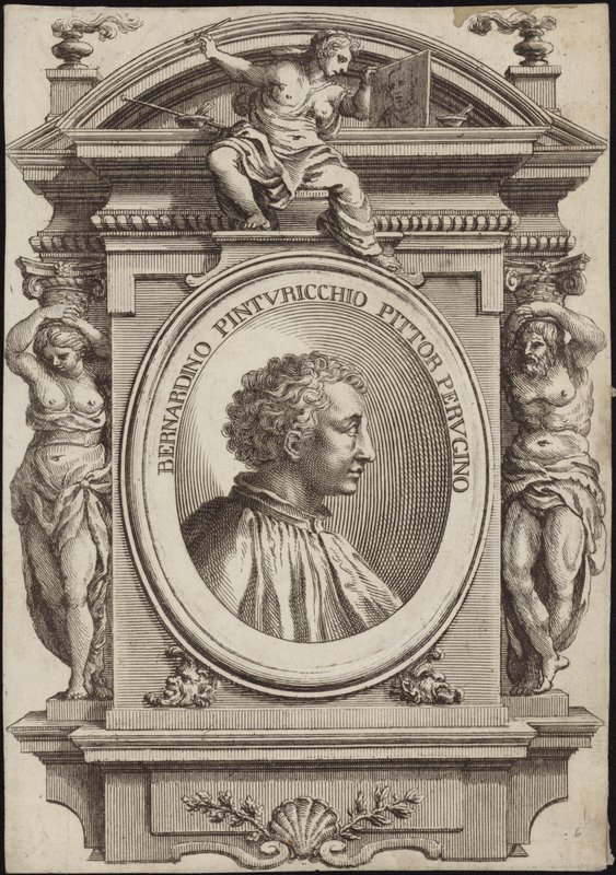 Portrett av Pintoricchio av English School