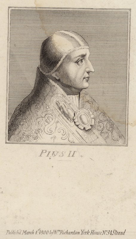 Portrett av pave Pius II av English School
