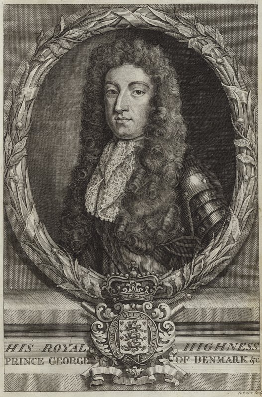Portrett av prins George av Danmark av English School