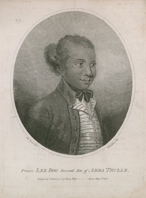 Portrett av prins Lee Boo av Palau av English School