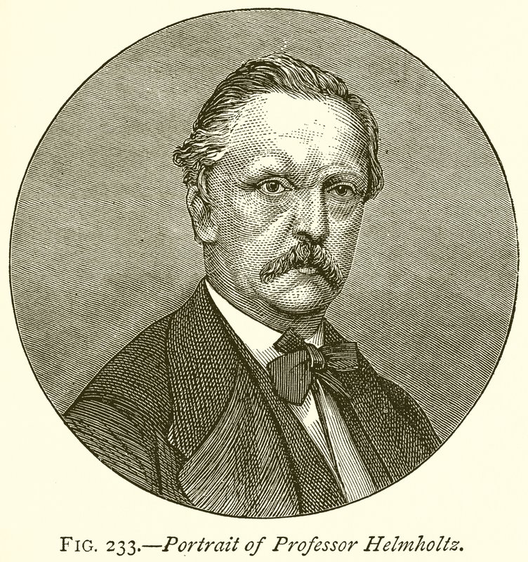 Portrett av professor Helmholtz av English School