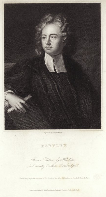 Portrett av Richard Bentley av English School