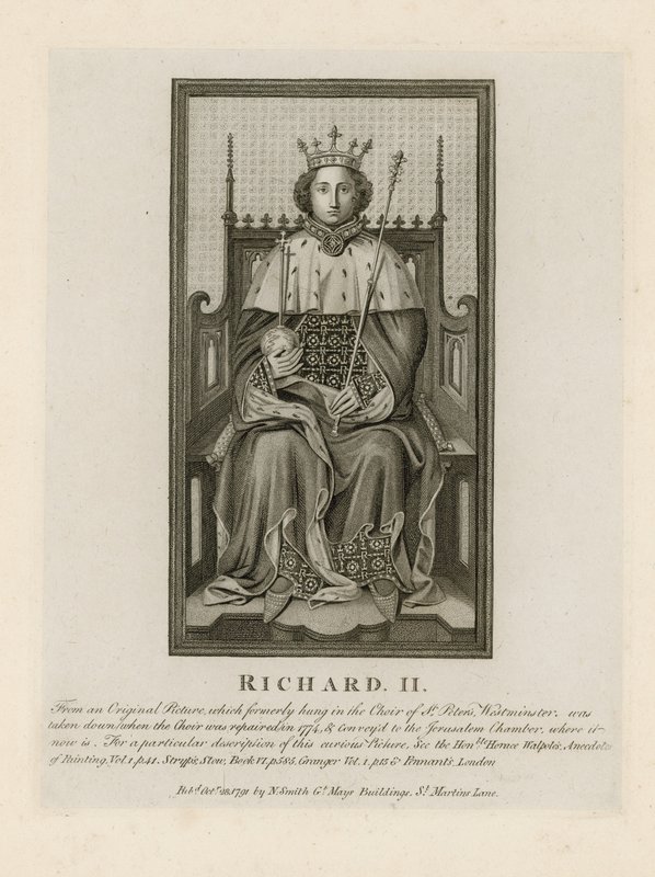 Portrett av Richard II av English School
