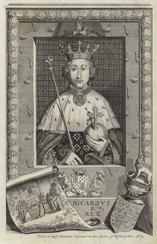 Portrett av Richard II av England av English School