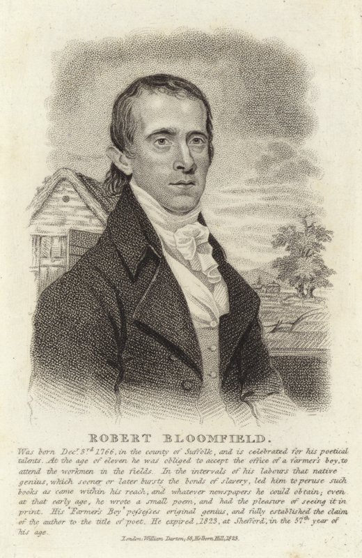 Portrett av Robert Bloomfield av English School