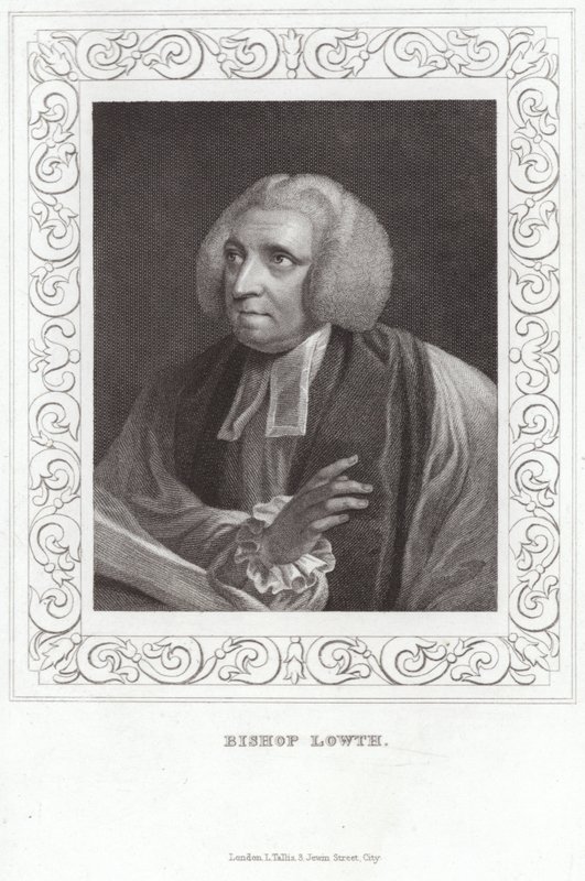 Portrett av Robert Lowth, biskop av London av English School