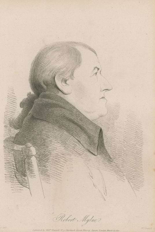 Portrett av Robert Mylne av English School