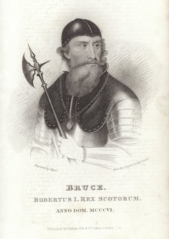 Portrett av Robert the Bruce av English School