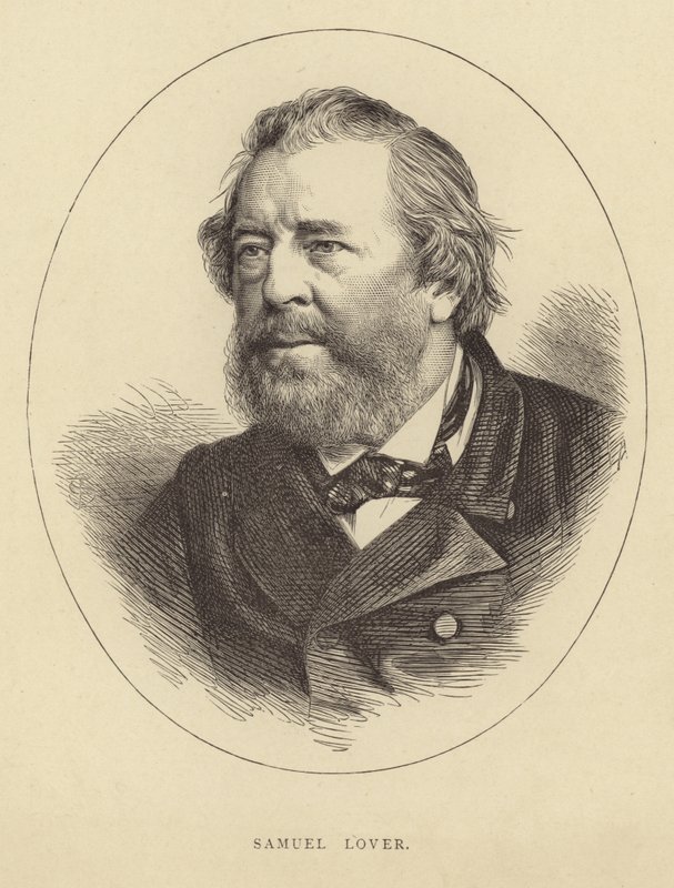 Portrett av Samuel Lover av English School