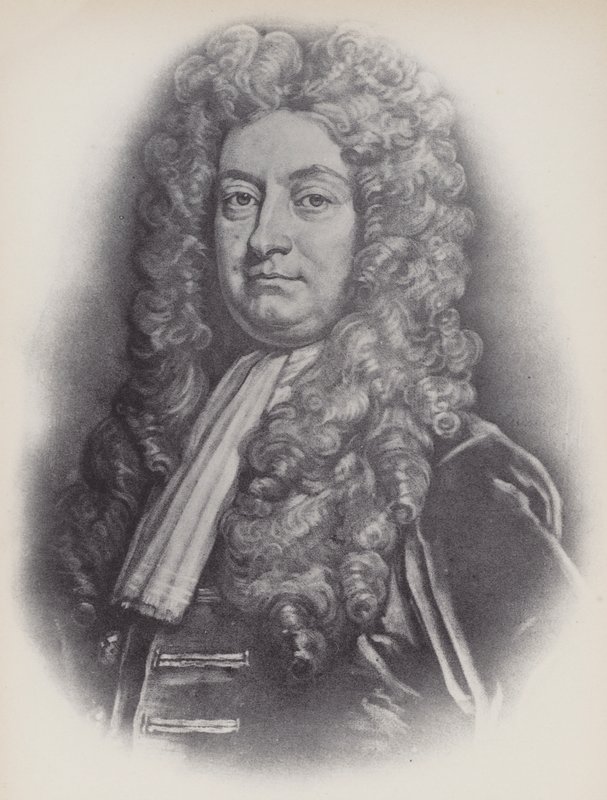 Portrett av Sir Hans Sloane, etter maleriet av Kneller (litho) av English School
