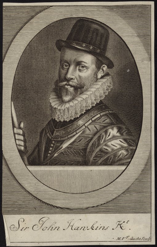 Portrett av Sir John Hawkins av English School