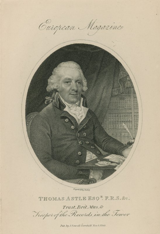 Portrett av Thomas Astle av English School