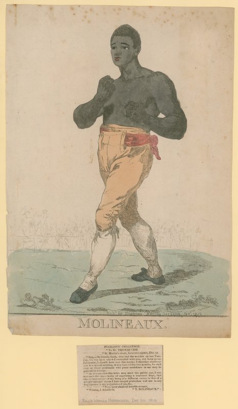 Portrett av Tom Molineaux av English School