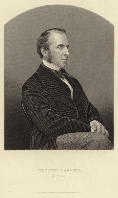 Portrett av Viscount Canning av English School