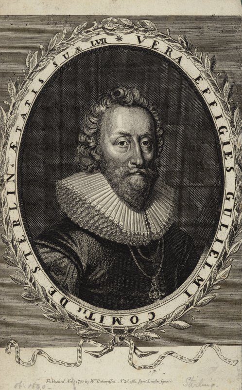 Portrett av William Alexander, jarl av Stirling av English School