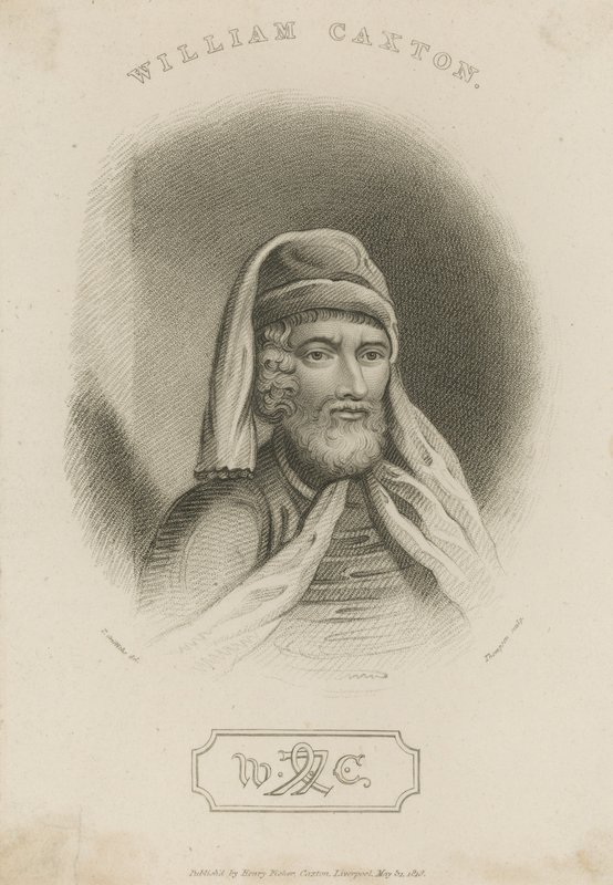 Portrett av William Caxton av English School