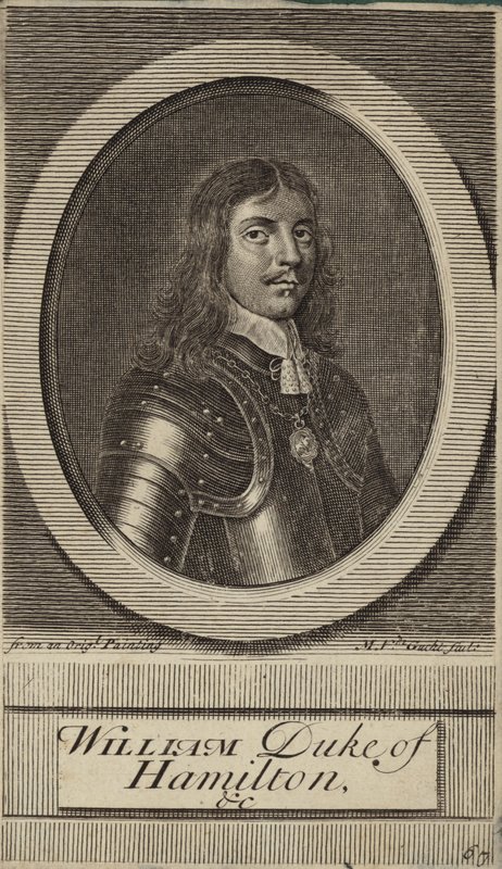 Portrett av William Hamilton, hertugen av Hamilton av English School