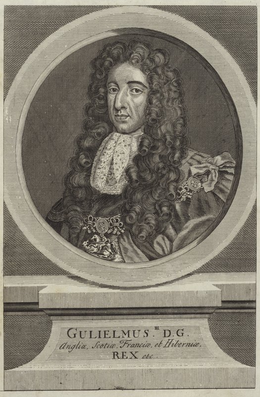 Portrett av William III av England av English School